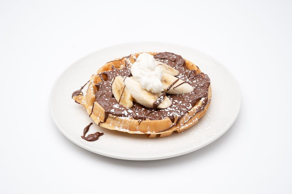 Hazelnut Banana Waffle