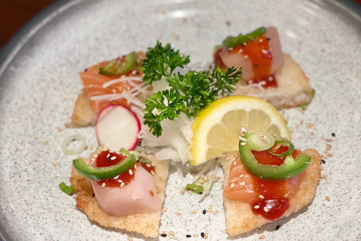 Spicy Sushi Pizza