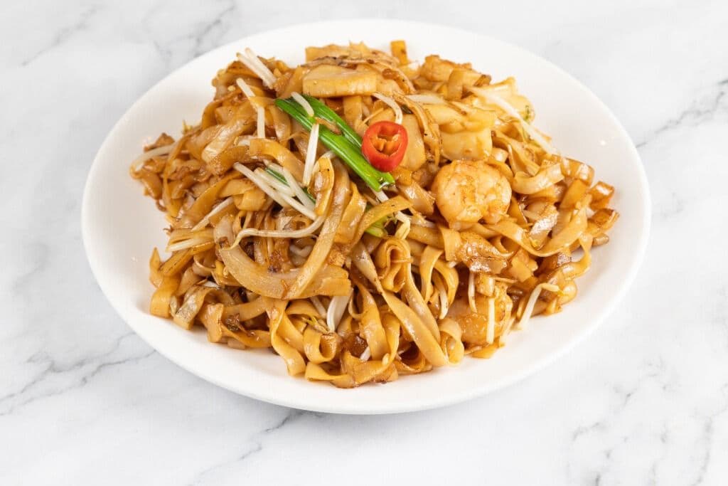 XO Sauce Fried Rice Noodle with Seafood XO