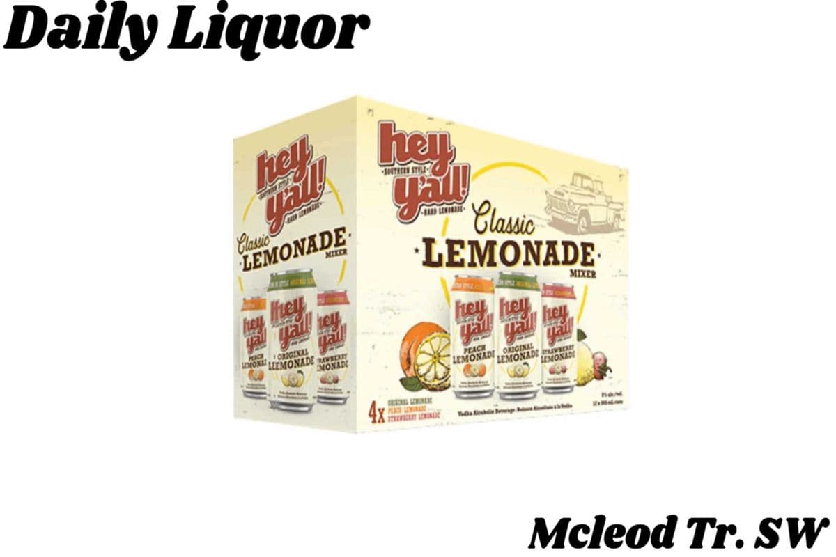 HEY Y'ALL LEMONADE MIXER 12PKC (1 x 12*355ML)
