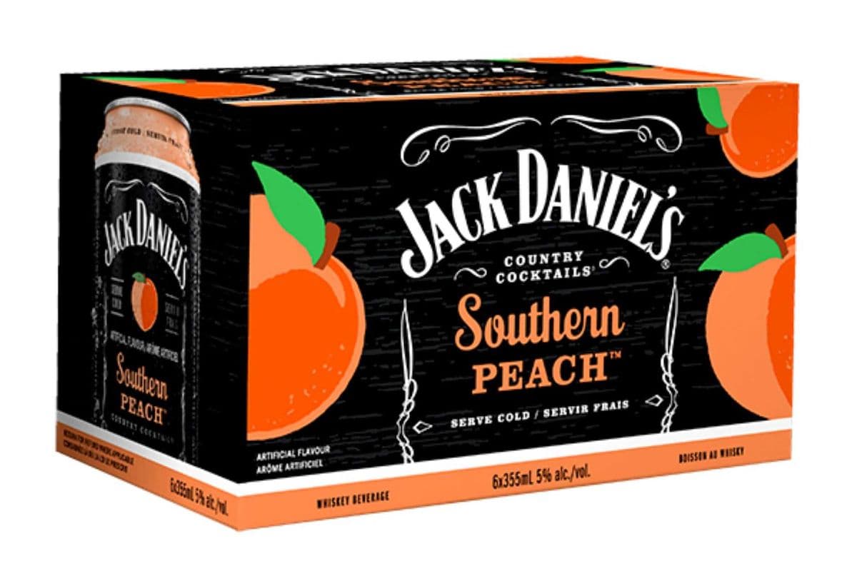 JACK DANIEL'S SOUTHERN PEACH (6 PACK) (6 x 355ML CAN)