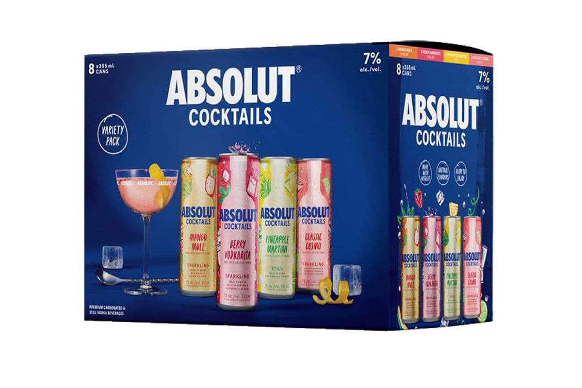 Absolute Cocktails Mixed Pack (8 x 355 ml)