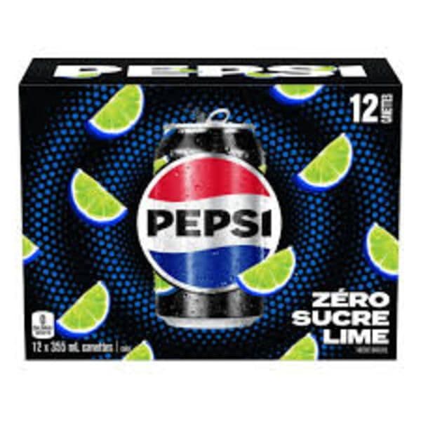 Pepsi Lime Zero 355ml/ Pepsi Zero Lime 355ml