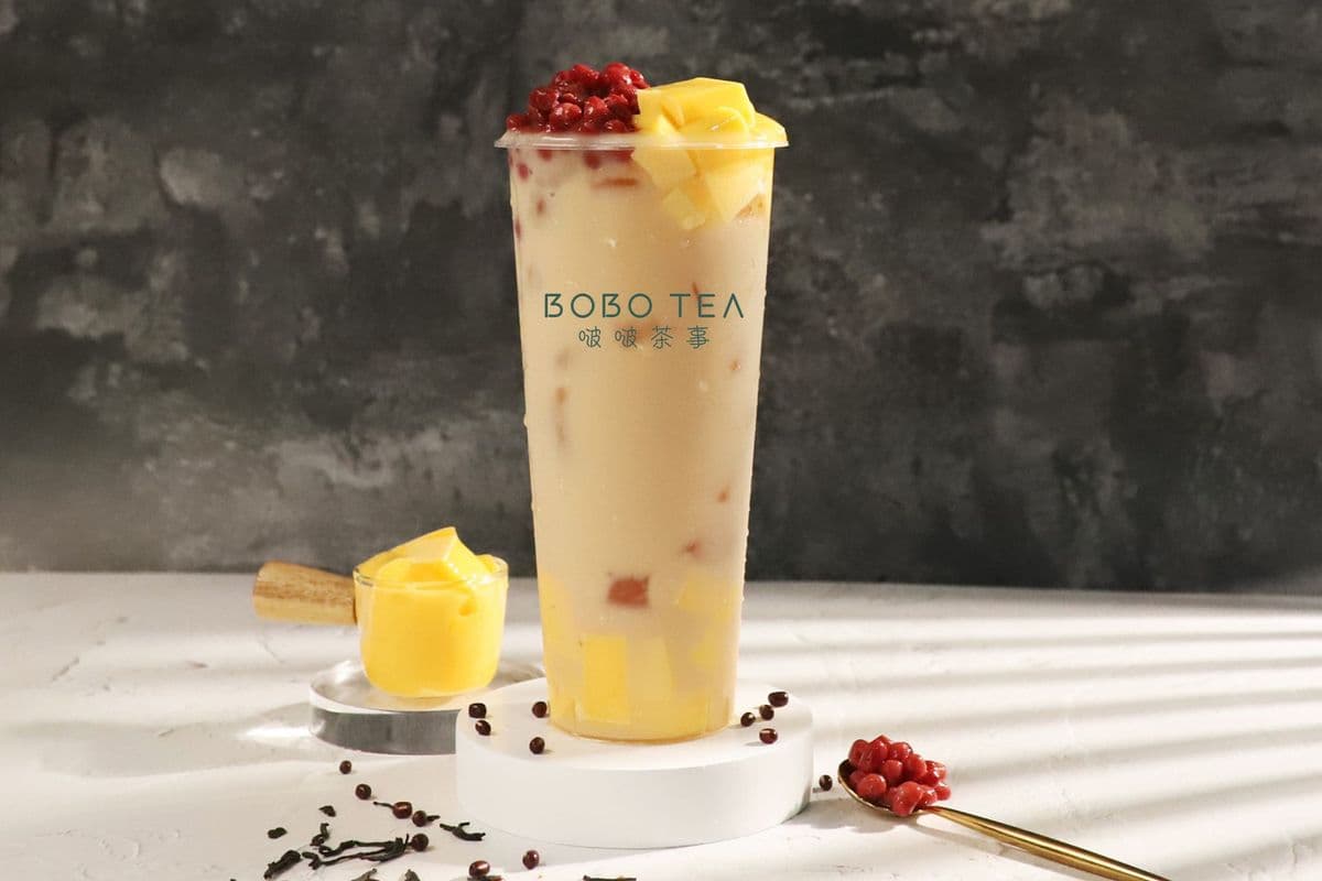 Red Bean Pudding Milk Tea 红豆布丁奶茶 (488ml)