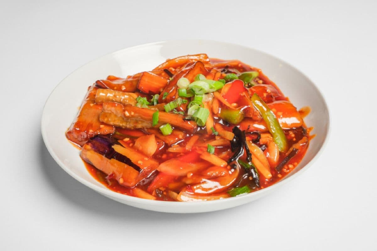 H5. Eggplant with Chili and Garlic Sauce