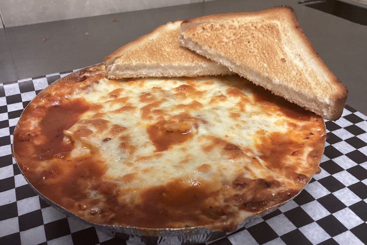 Lasagne in meat sauce