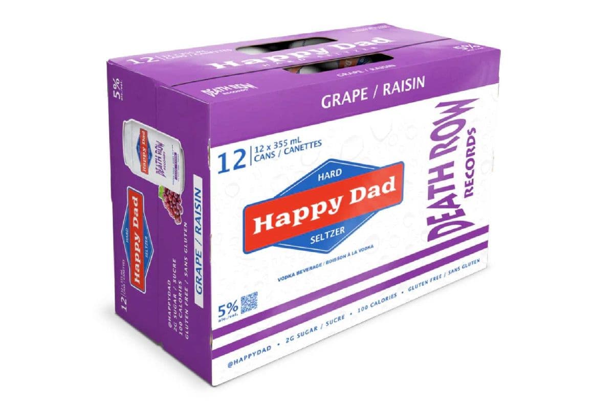 Happy Day Hard Seltzer Grape (12 x 355ml)