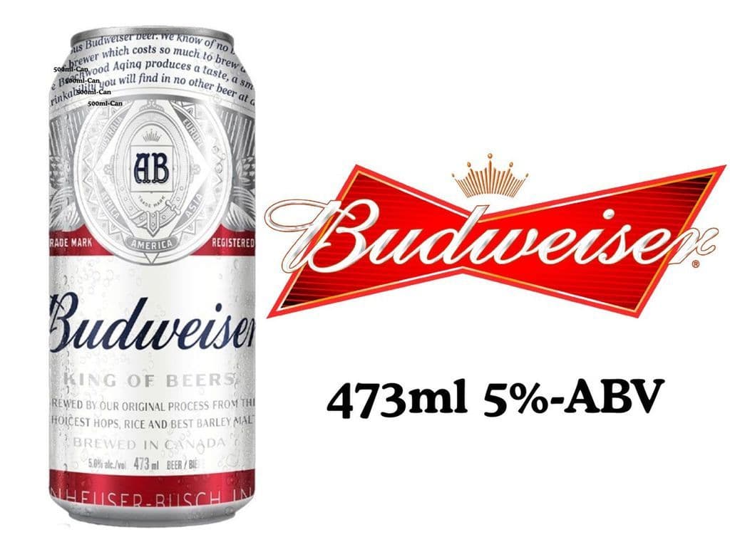 Budweiser Can- 473ml(5.0% ABV)