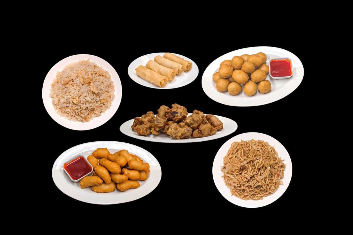 Family Dinner for 4 (4 pcs Free Spring Rolls)