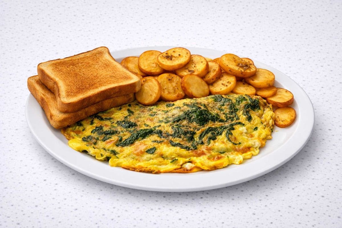 SPINACH & FETA OMELETTE