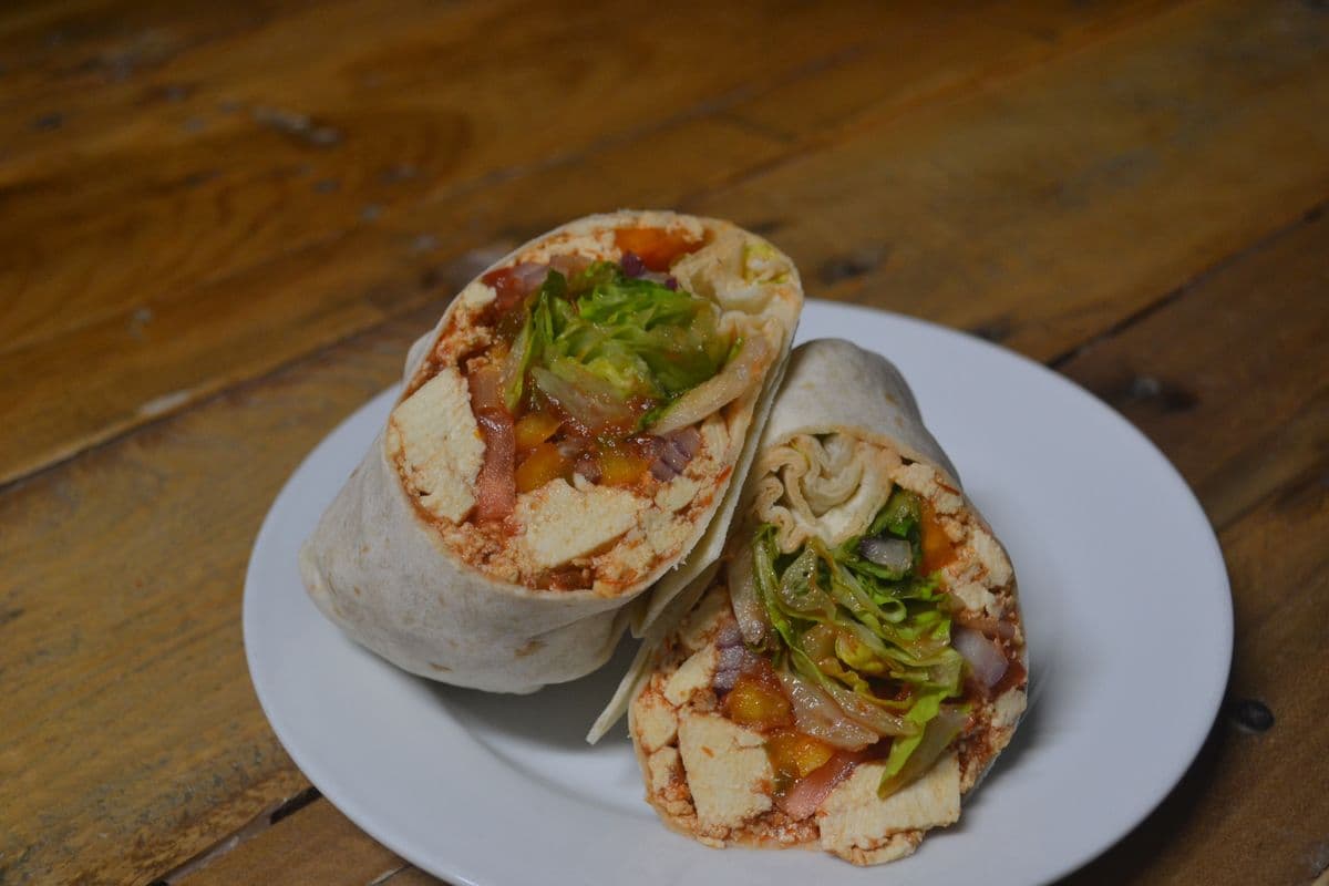 Tofu Scramble Wrap