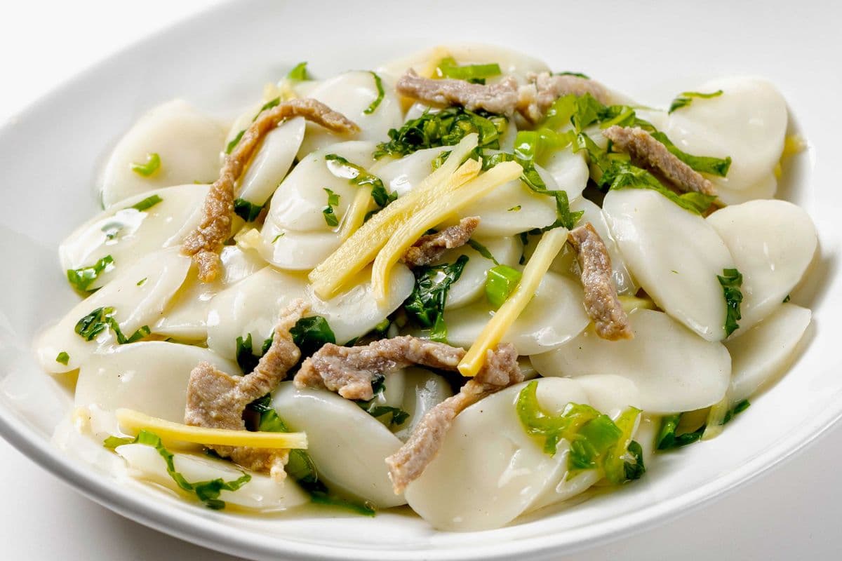 723. House-Fried Pork Rice Cake 雪筍肉絲炒年糕