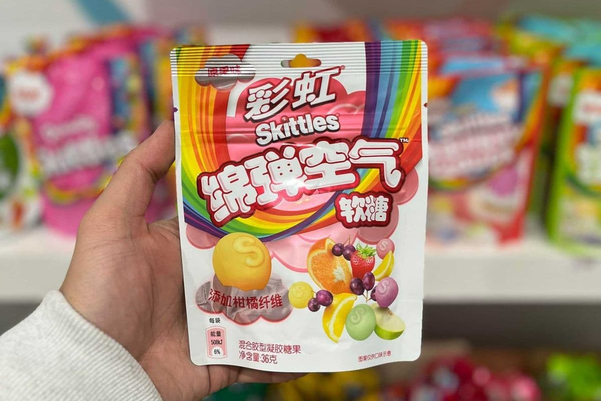 (China) Skittles Squishy Cloudz Fruits