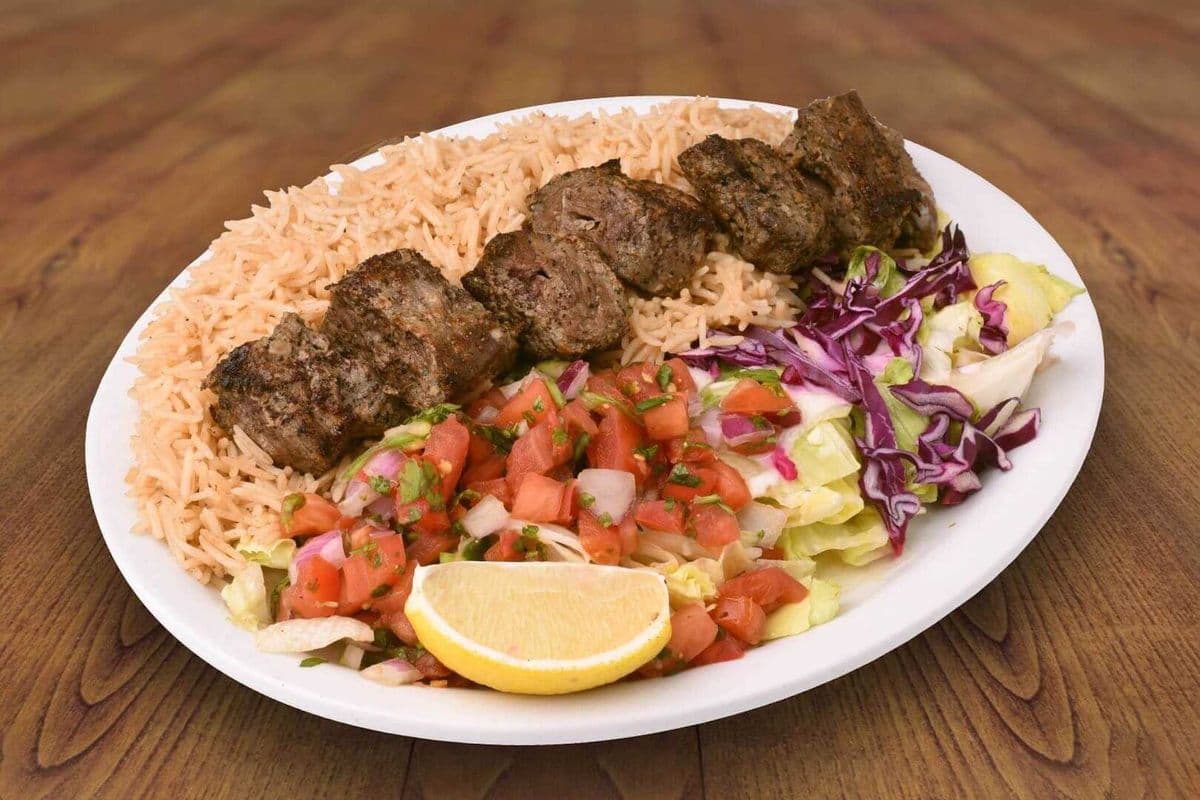 Beef Tikka Kabob Dinner