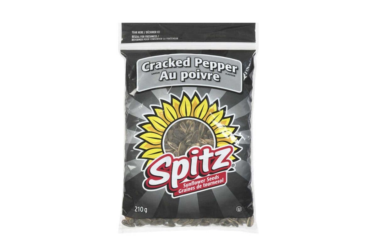 Spitz Cracked Pepper Sunflower Seeds 210g