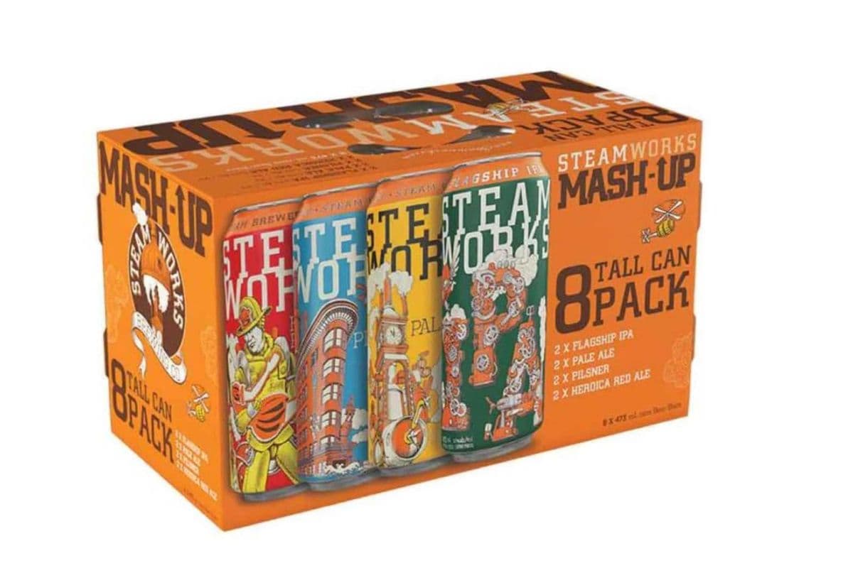 Steamworks Brewing Co. Mash Up IPA Cans (8 x 475ml)