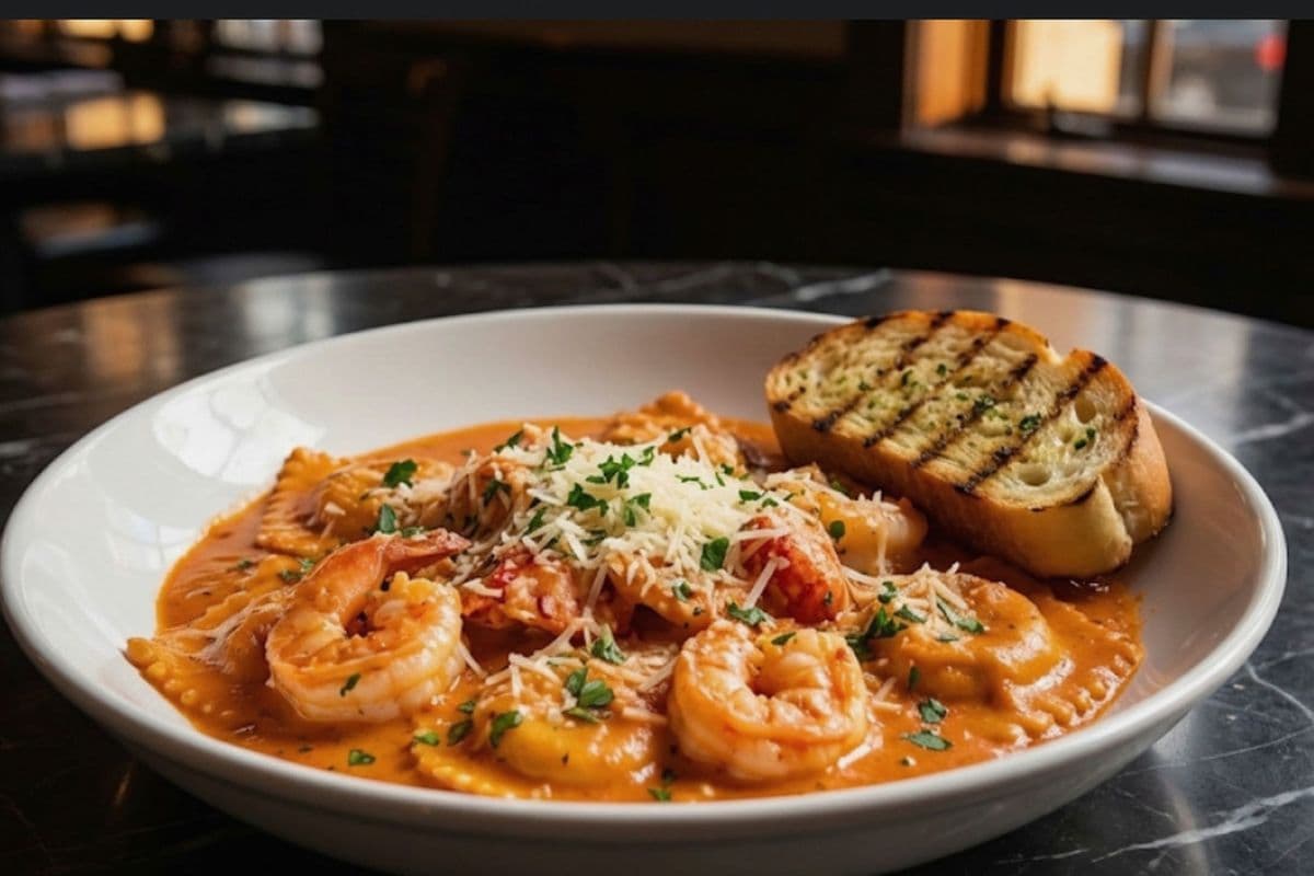 Jumbo Shrimp and Lobster Ravioli