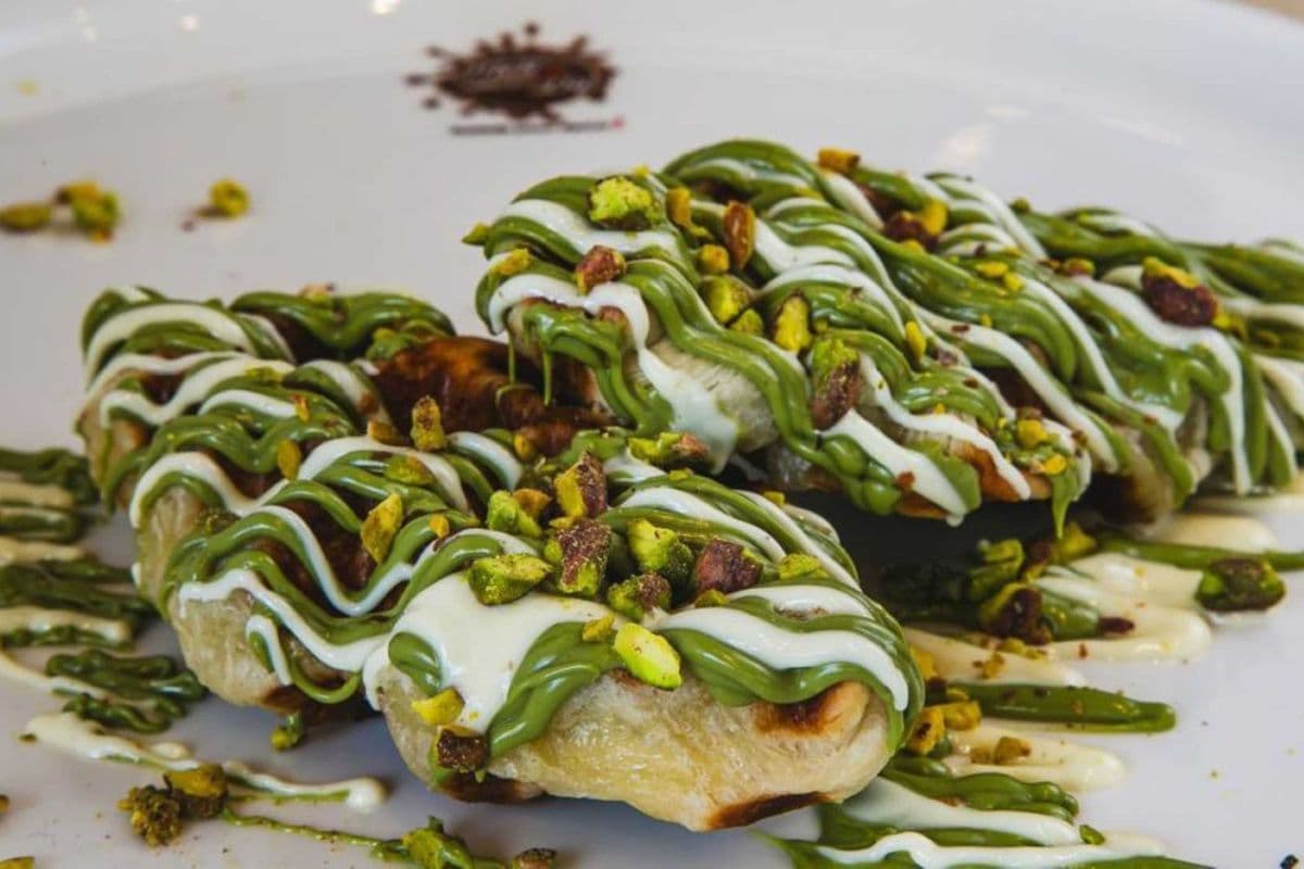 Pistachio Croffle