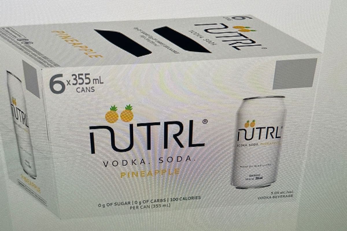 Nutrl Vodka 6 (Pineapple) (6 x 355 ml)