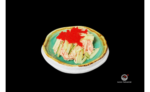 10. Fish Eggs and Crab Meat Salad