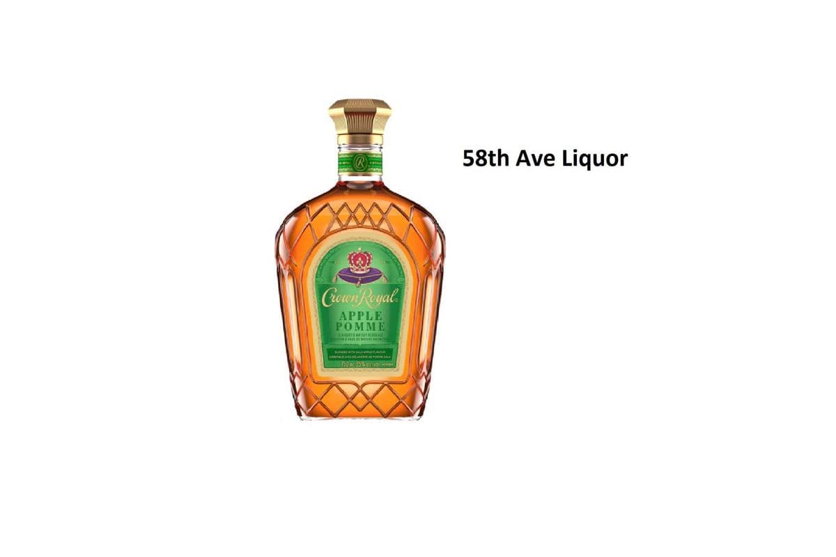 CROWN ROYAL APPLE 750ML (1 x 750 ML)