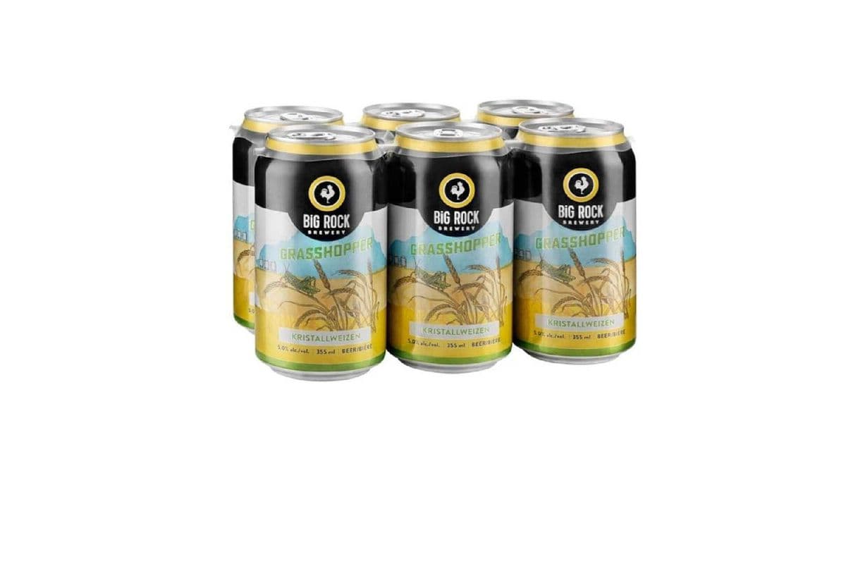 Big Rock Grasshopper Wheat Ale (4 x 473 ml cans)