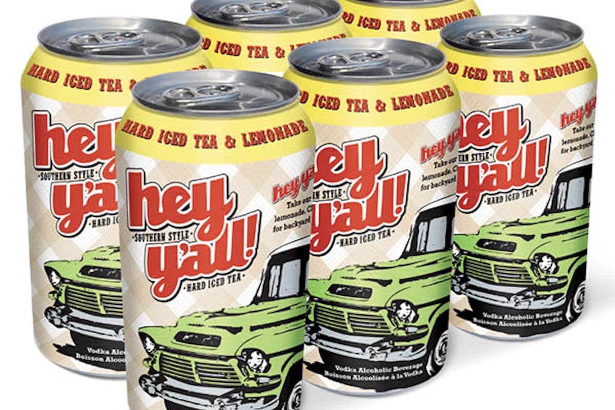 HEY Y'ALL HARD ICED TEA & LEMONADE (6 x 355ML)