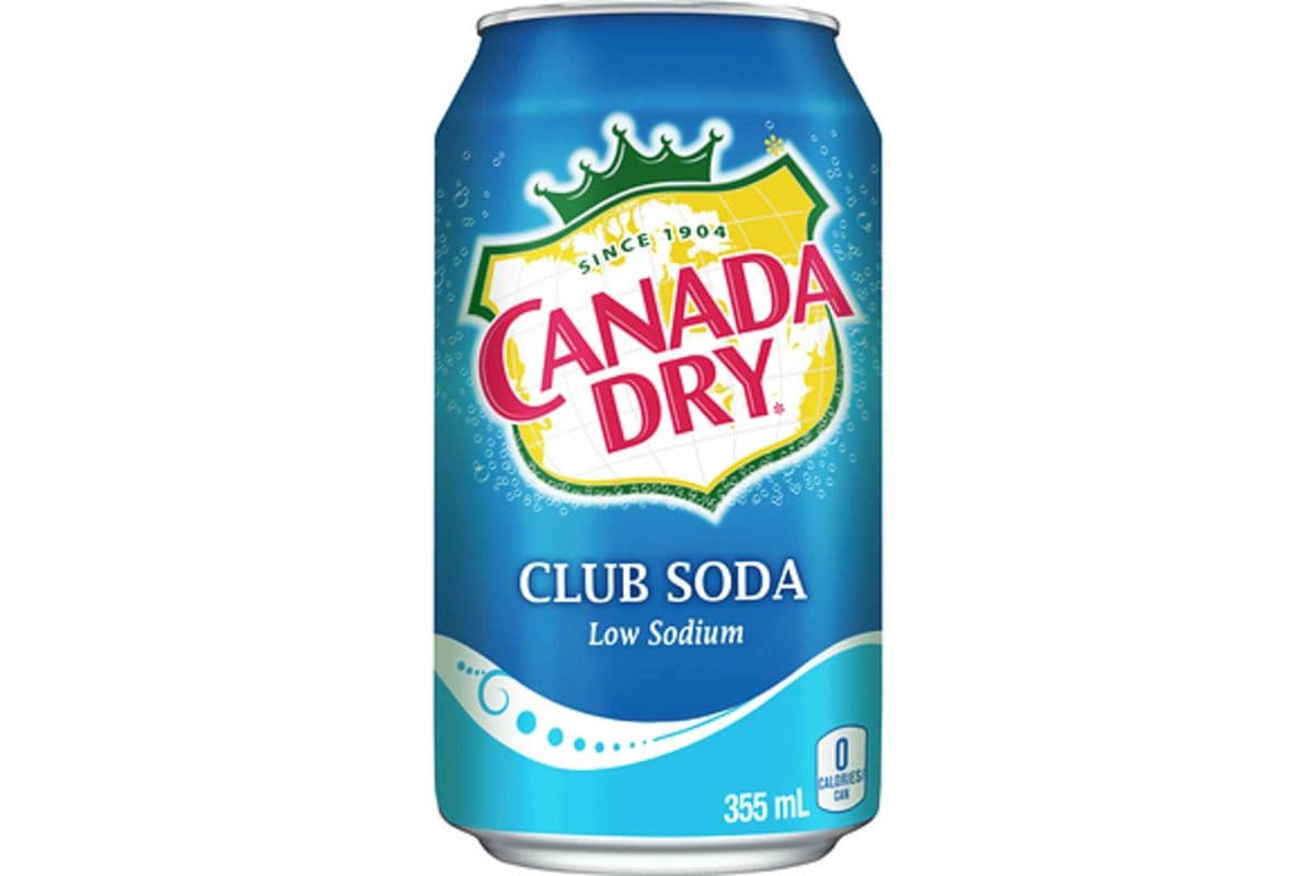 Canada Dry Club Soda (355 ml Can)