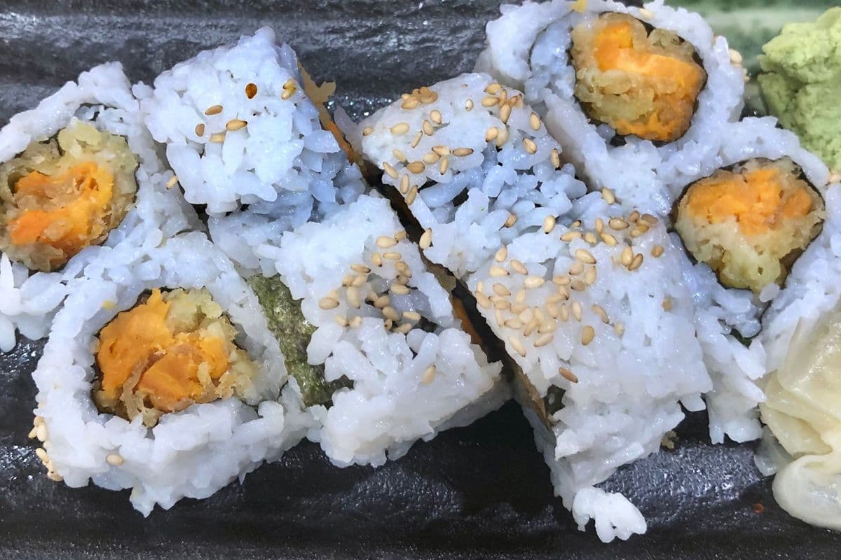 Yam Tempura and Avocado Roll
