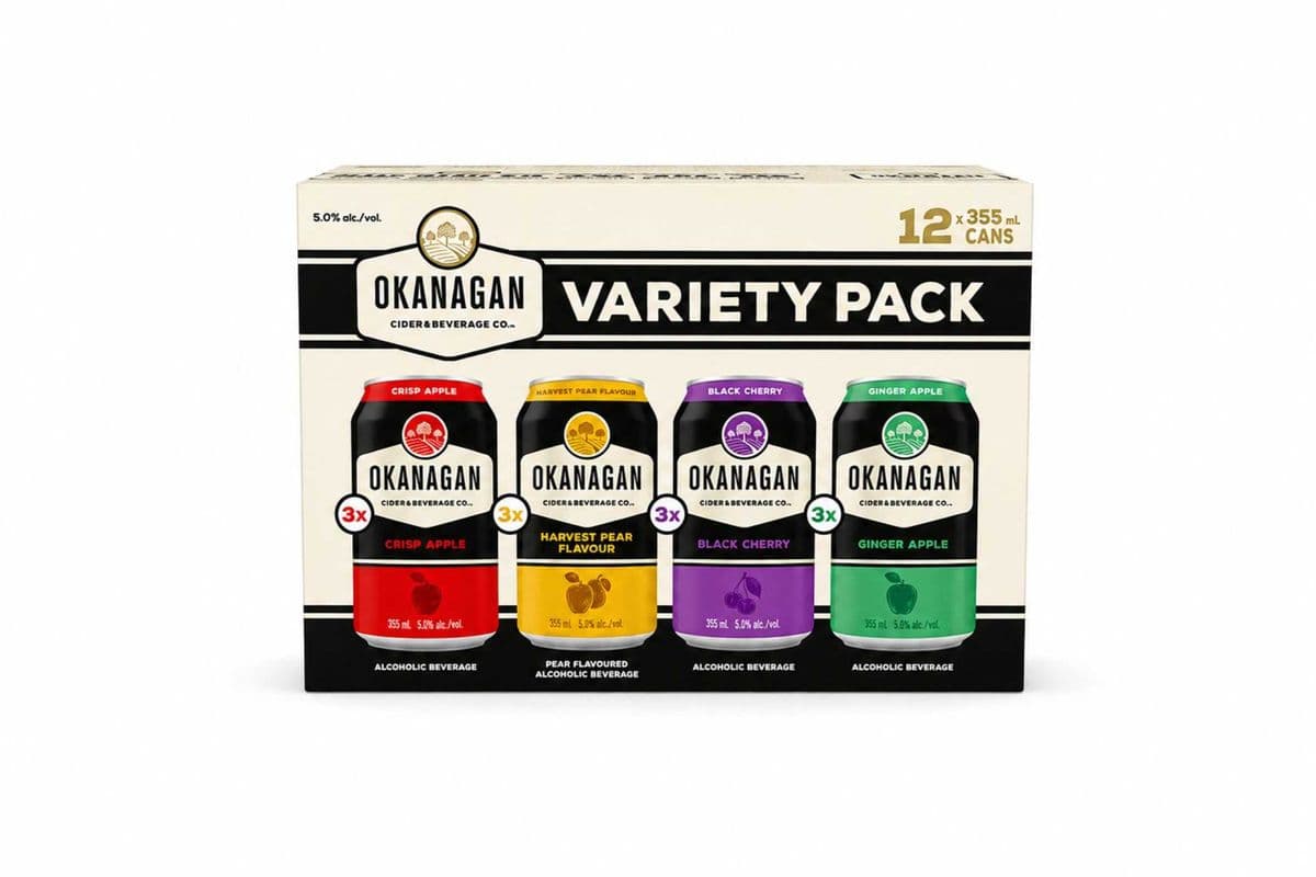 Okanagan Cider Variety Pack (12 x 355ml)