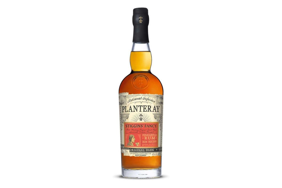 Planteray Stiggins' Fancy Original Dark Pineapple Rum (1 x 750ML)