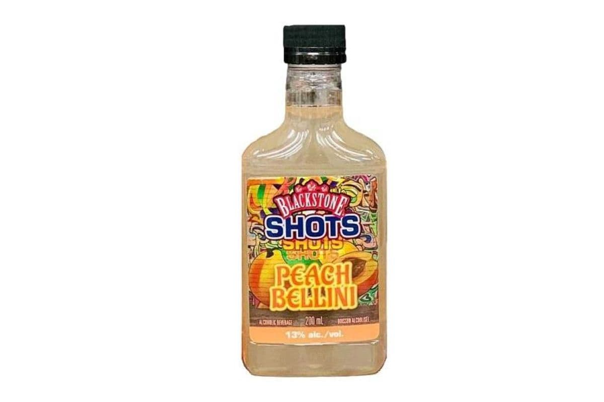 BLACKSTONE SHOTS - PEACH BELLINI 200ML (1 x 200ml)