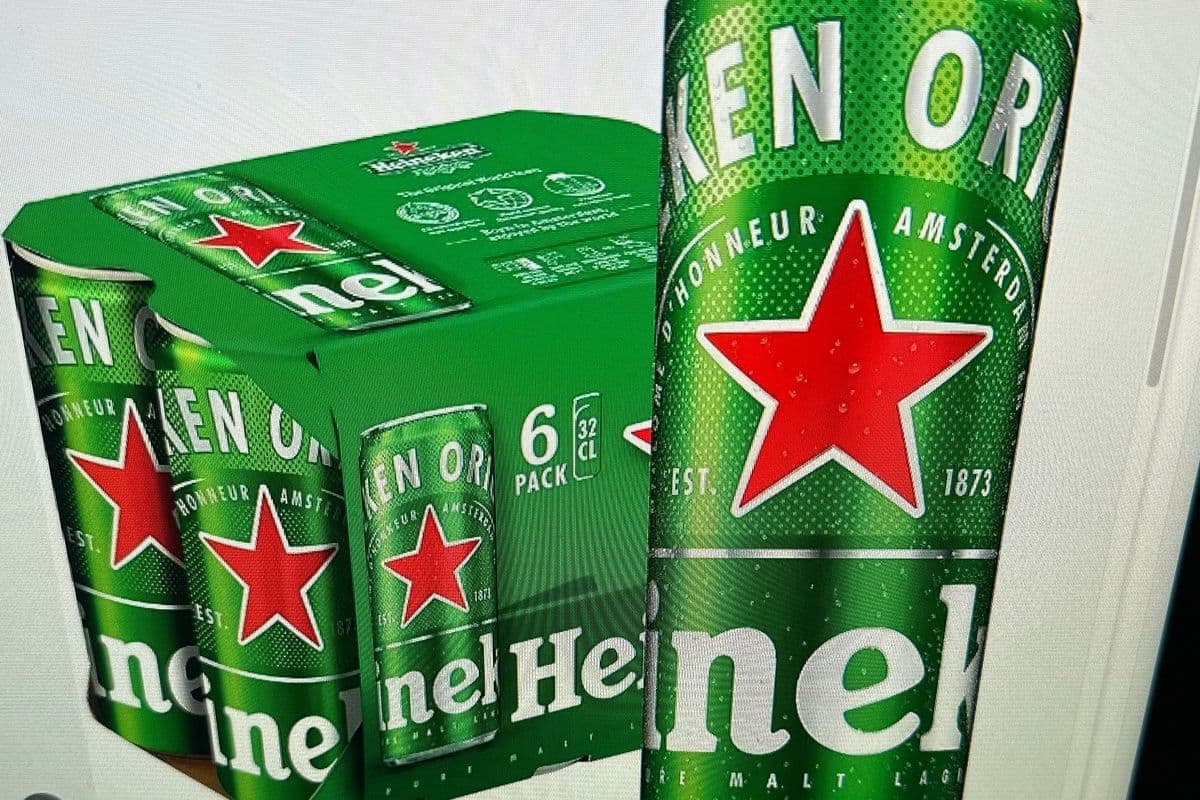 Heineken Original tall boys Beer 500ML (6 x 500 ml Cans)