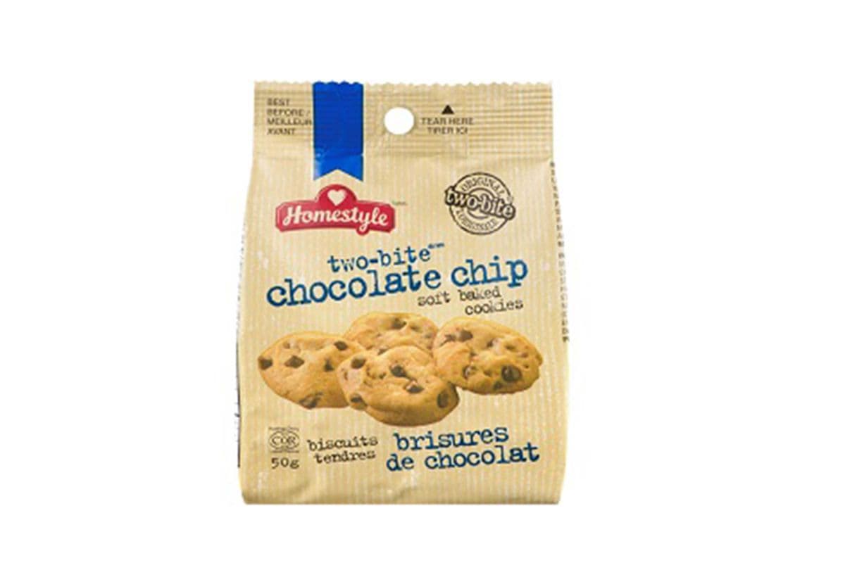 Two Bite Chocolate Chip Cookies 50g