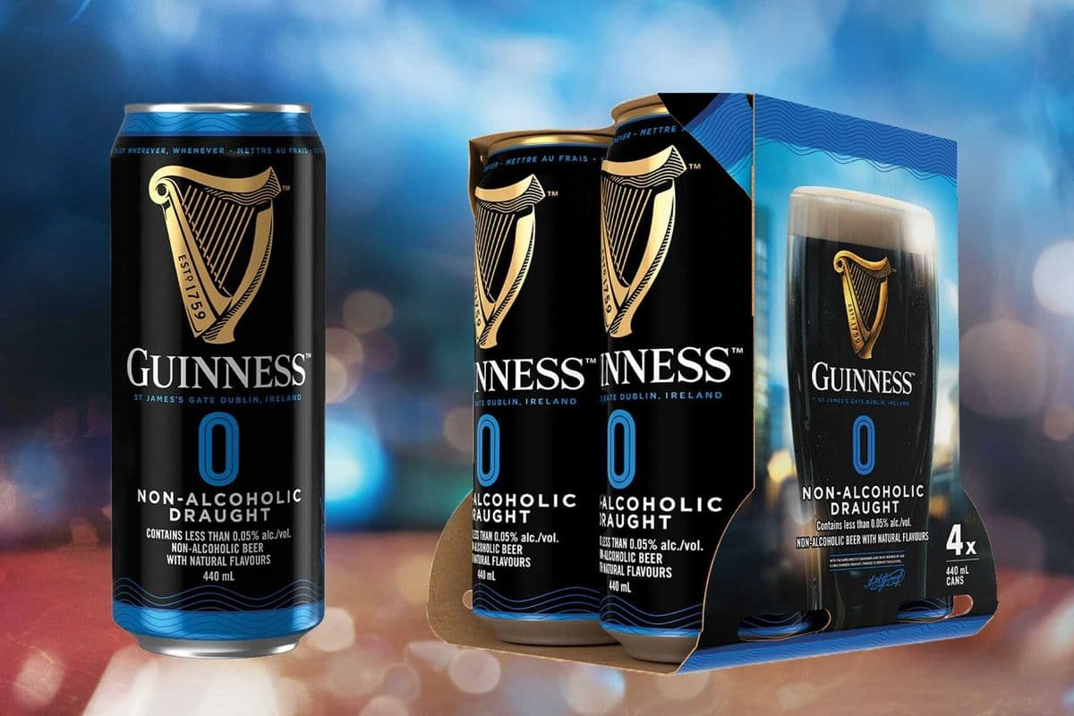 GUINNESS ZERO (4 PACK) (4 X 440ML)