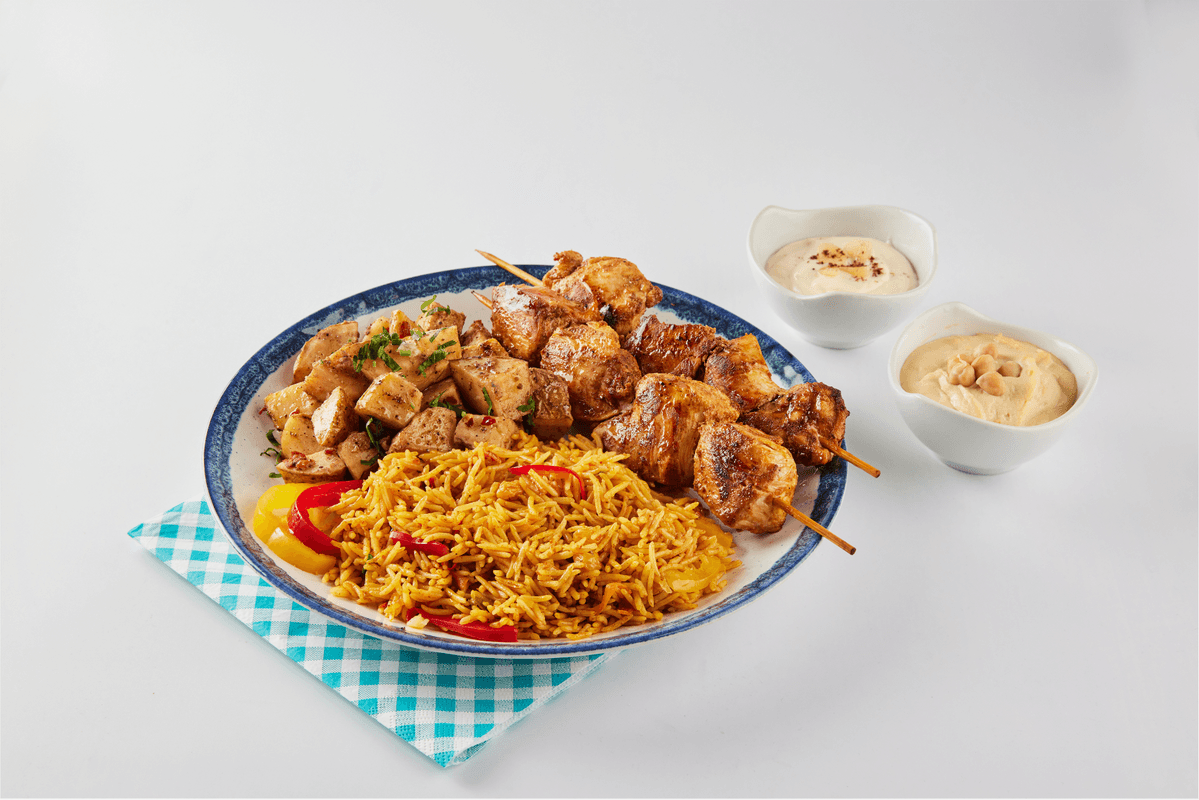 Shish Tawook Plate