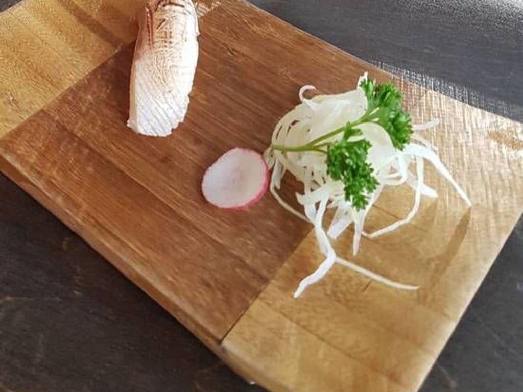 Salmon Toro Grilled Nigiri