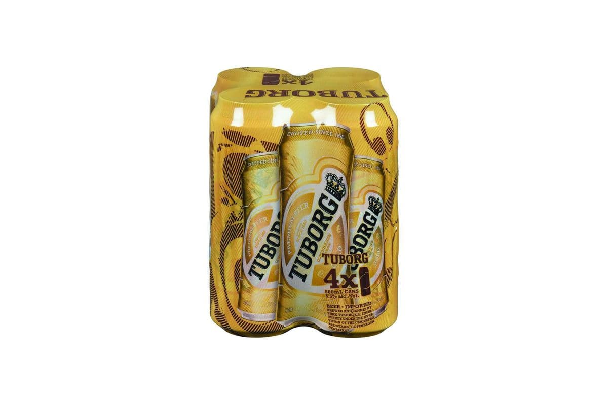 Tuborg Gold (4-Pack) (4 x 500ml)
