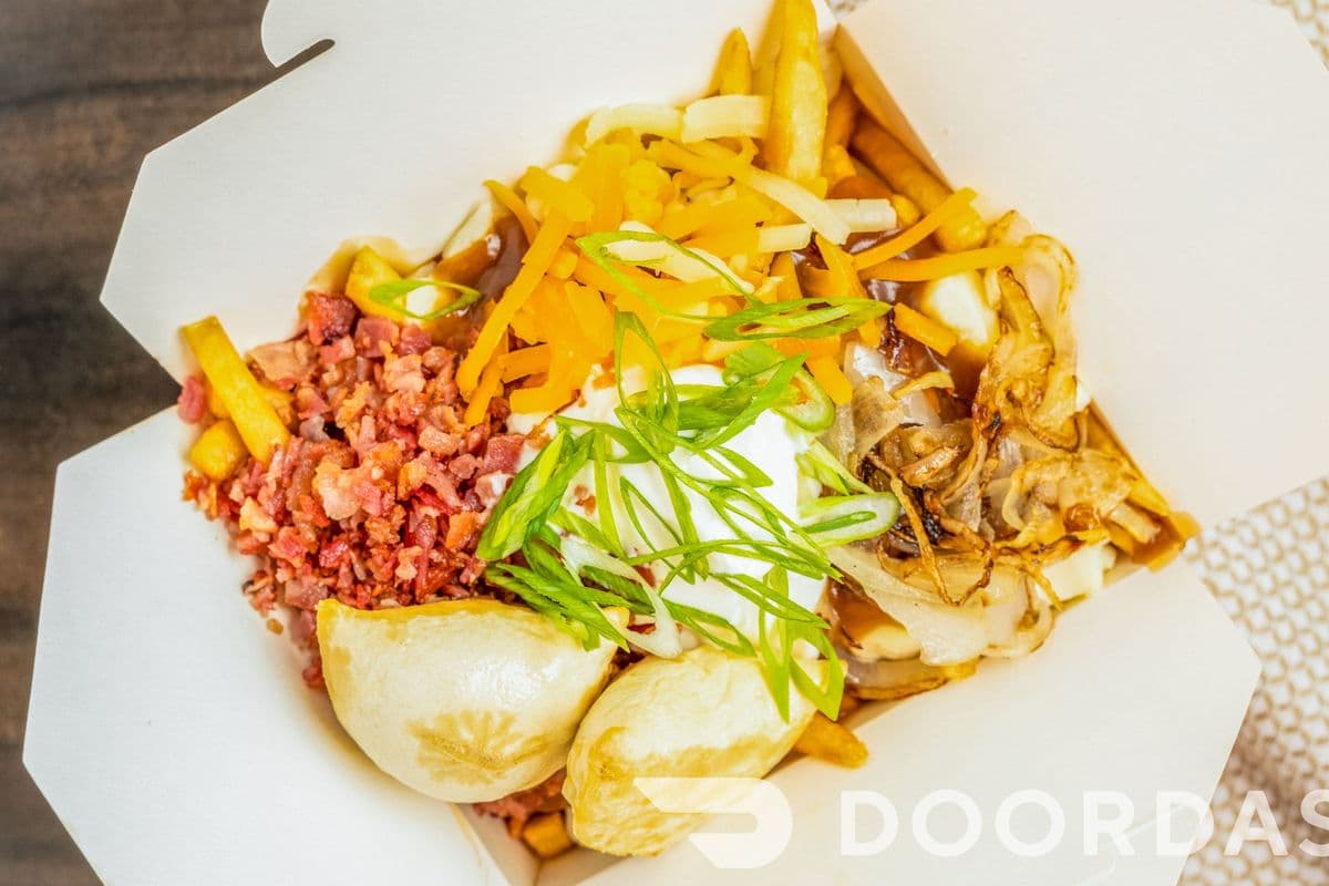 Large Perogie Poutine