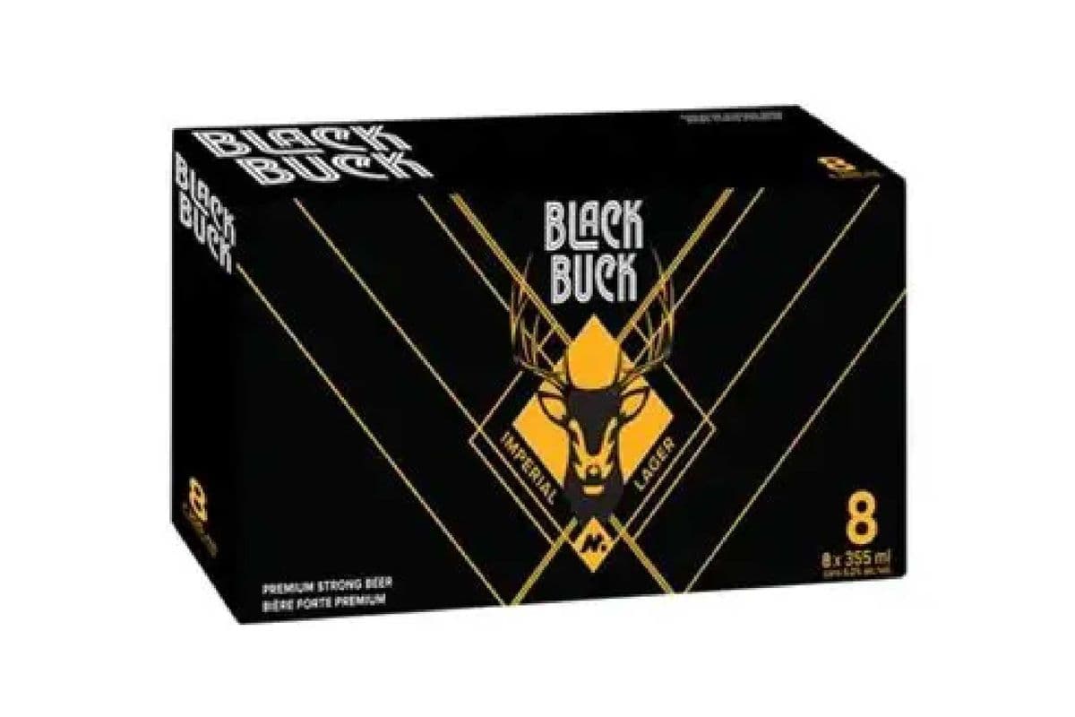 Black Buck Strong Lager-8PK (8 x 355ml)