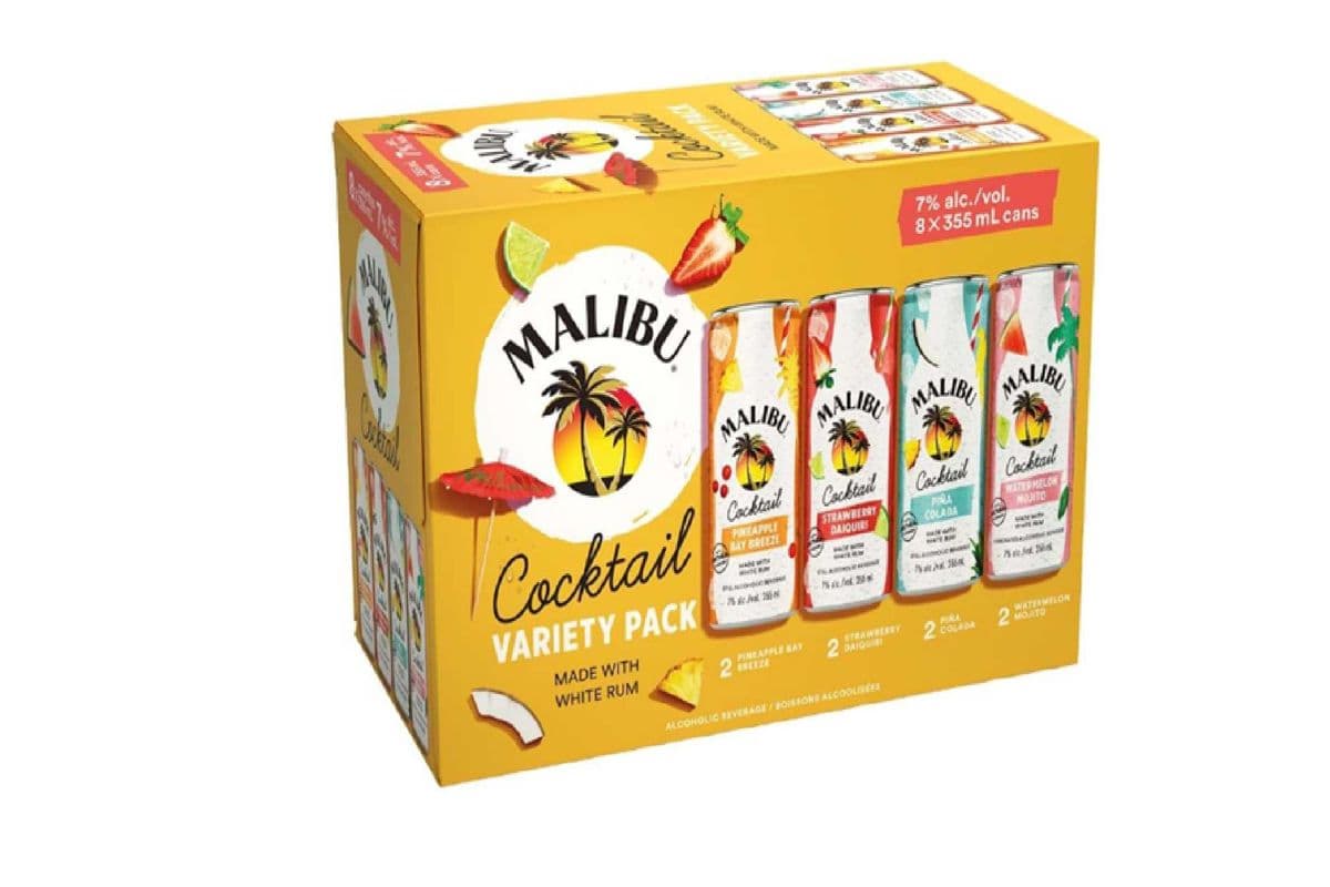 Malibu Cocktail Variety Pack (8 x 355 ml can)