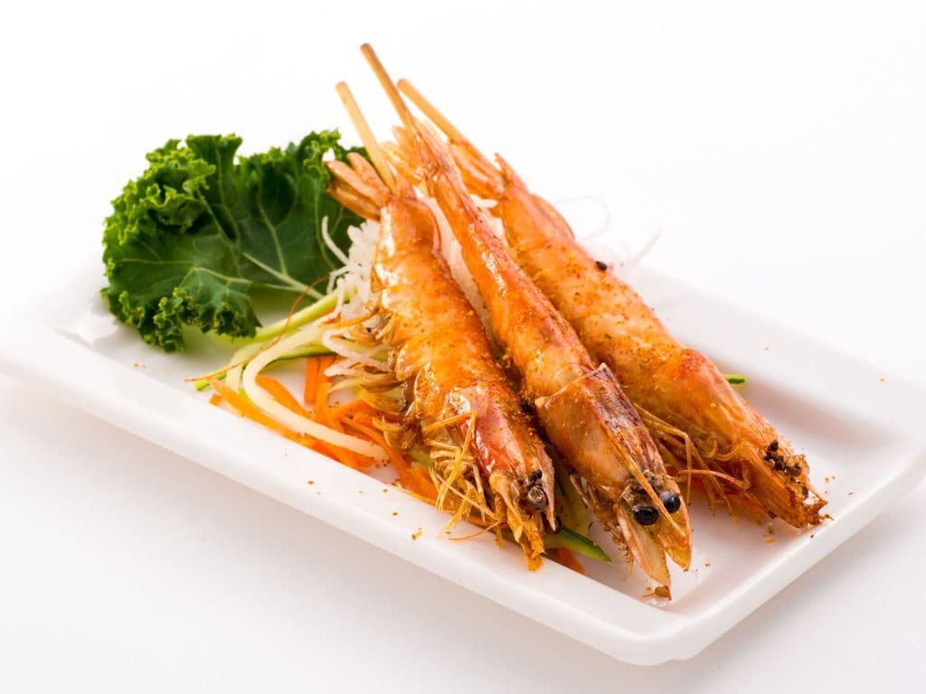 21.BBQ Large Shrimp Skewer