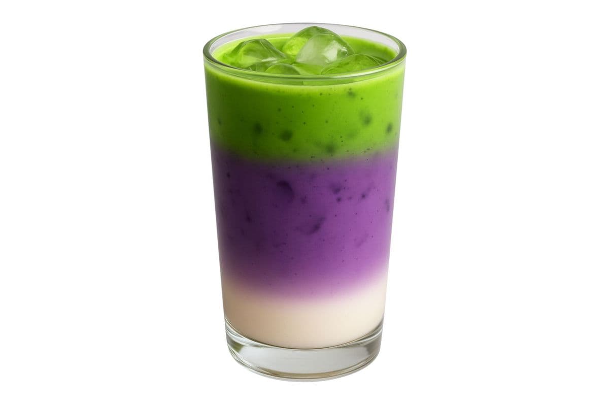 Ube Matcha Latte