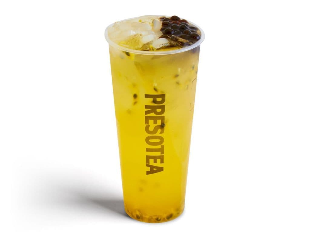 Passion Fruit Green Tea with Tapioca & Jelly