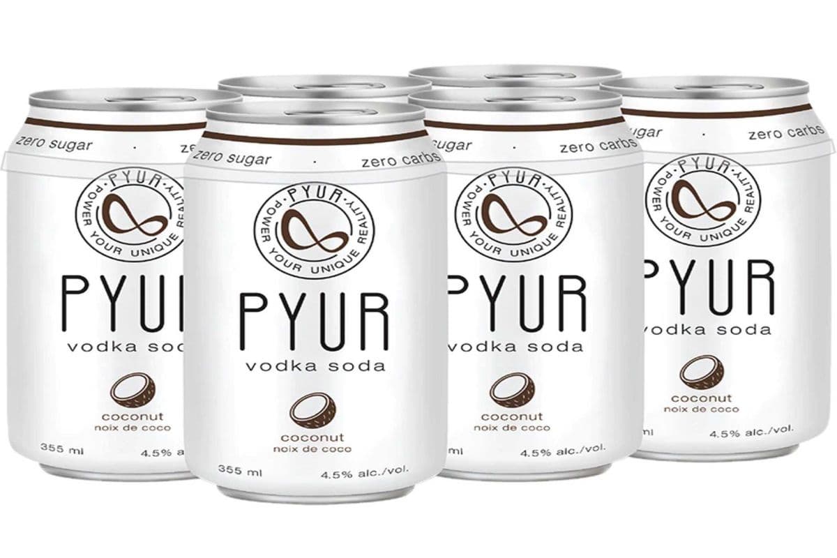 Pyur Vodka Soda Coconut (6 x 355 ml)