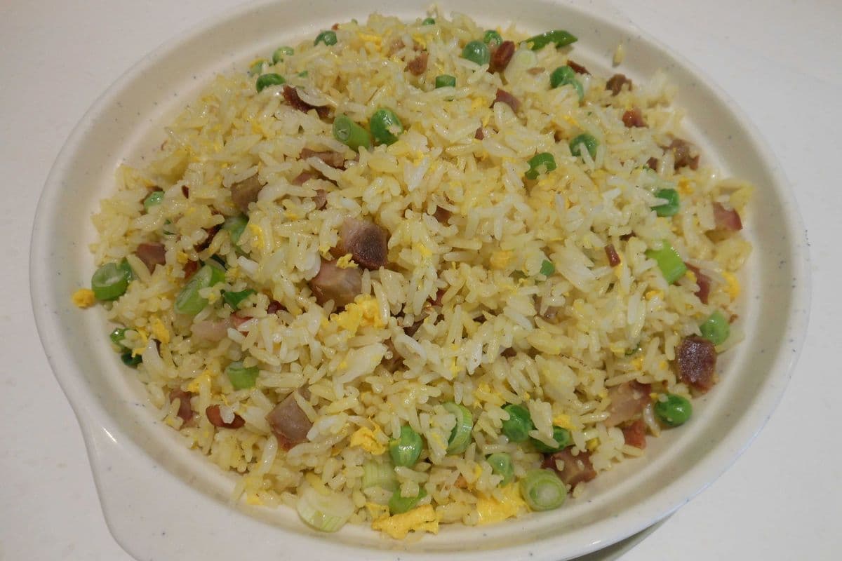 124 Diced BBQ Pork Fried Rice 叉燒粒炒飯