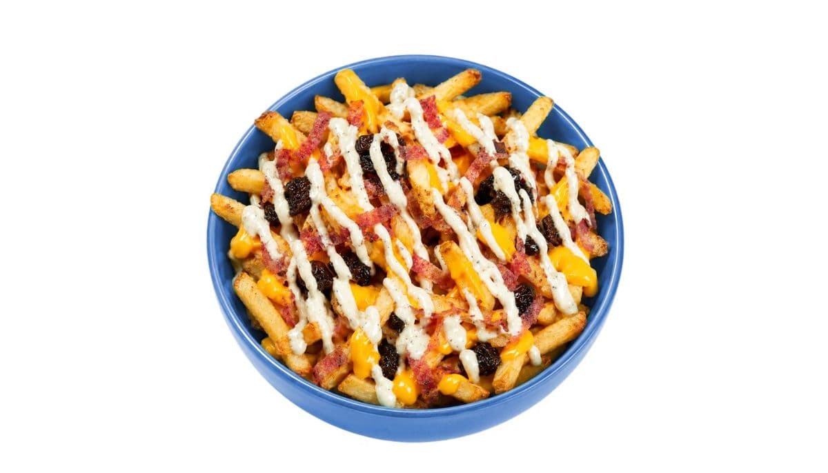 Cheesy Bacon Peppercorn Fries