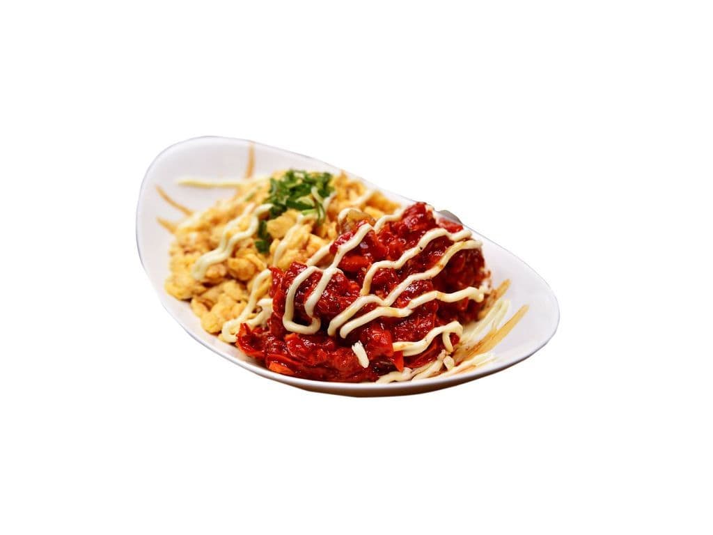 Mala Hot Chicken Over Rice