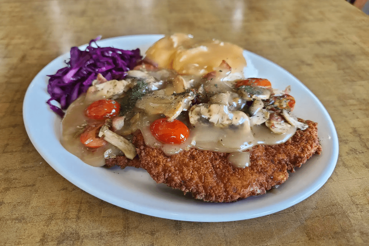 Seniors Bavarian Schnitzel