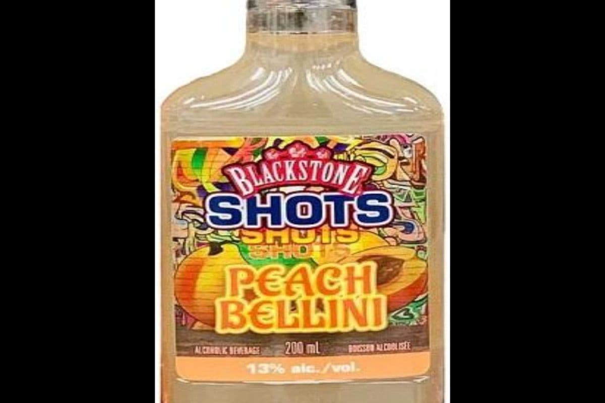 BLACKSTONE SHOTS - PEACH BELLINI (1 x 200ML) (1 x 200ML)